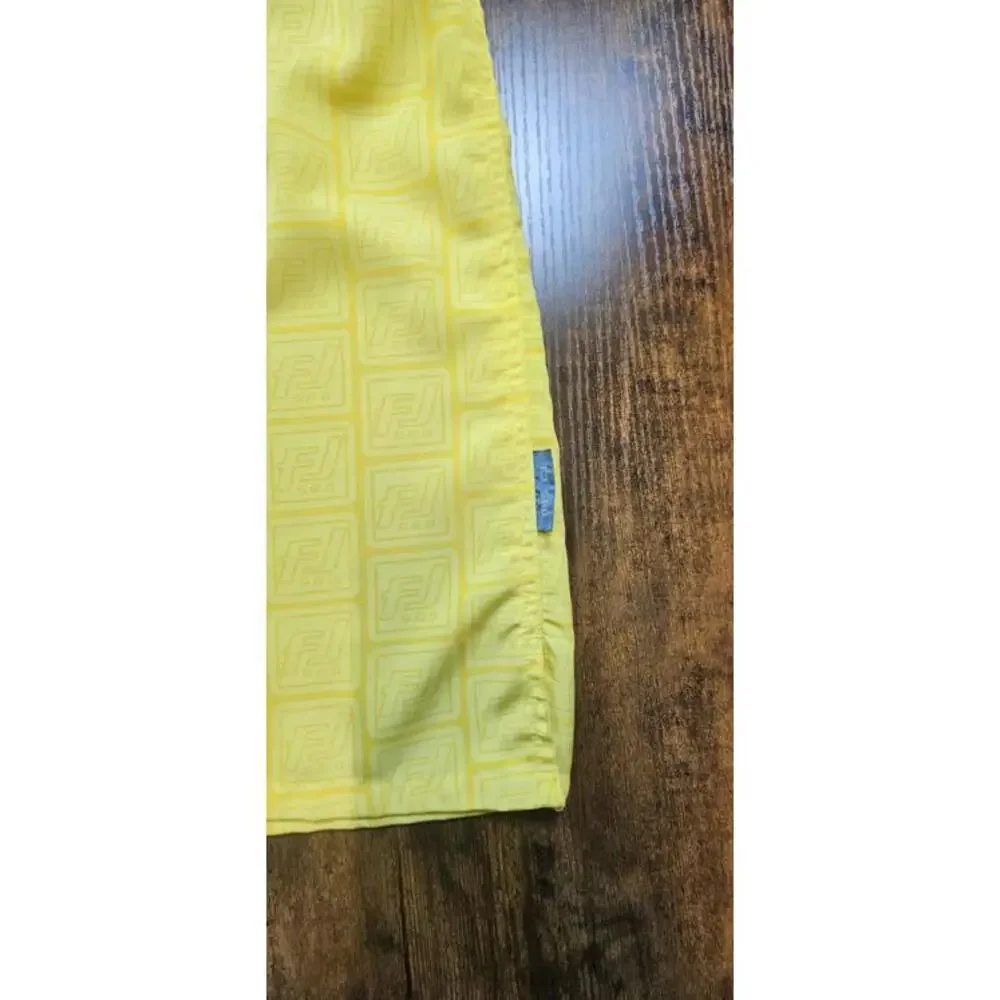 Vintage FJ 560 AOP Mens‎ 2XL Yellow Fat Joe Retro 90s Y2K Hip Hip Rap